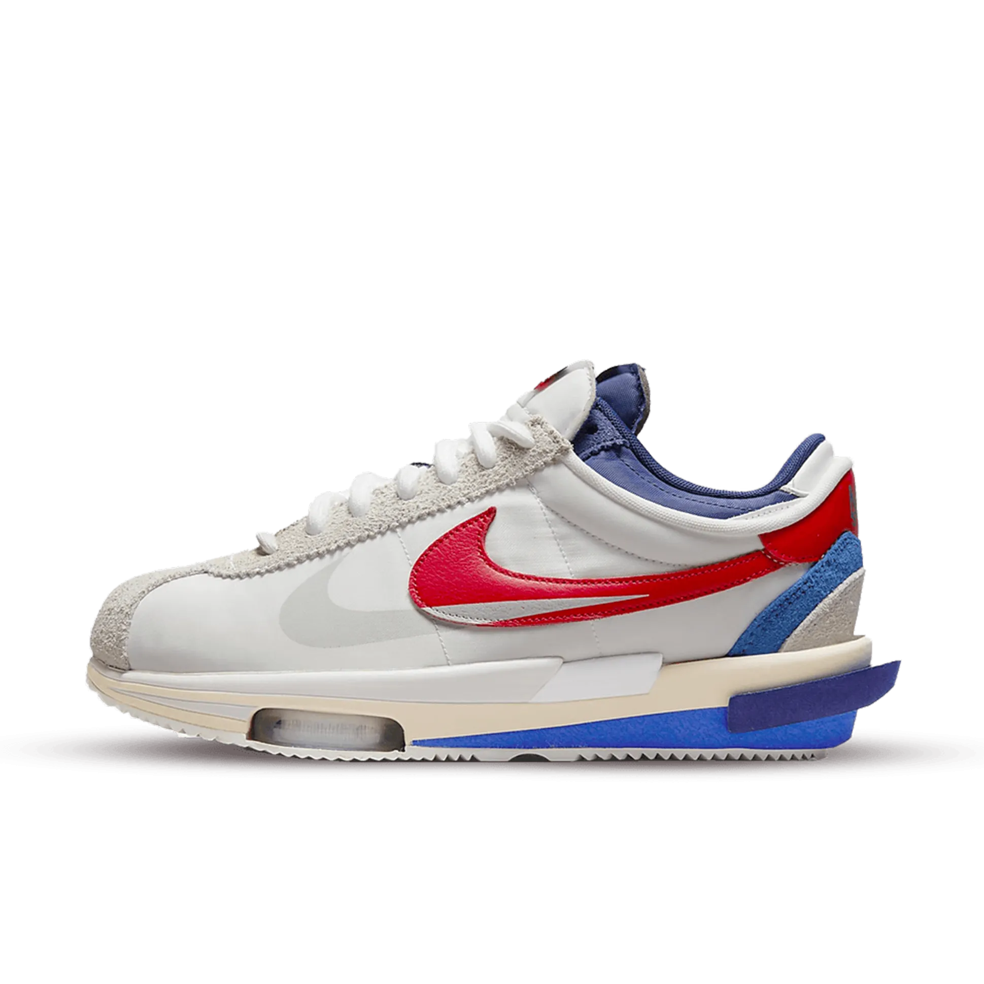 Nike Zoom Cortez SP sacai White University Red Blue