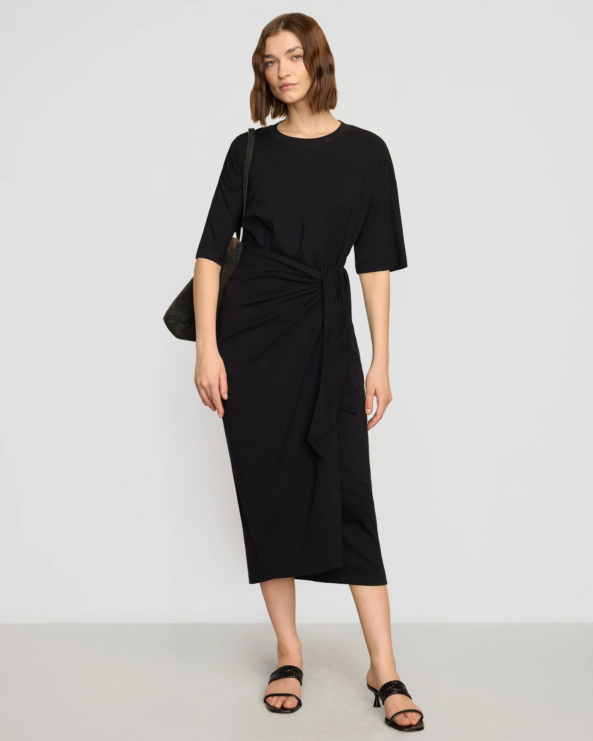Noa Organic Cotton T-Shirt Wrap Dress