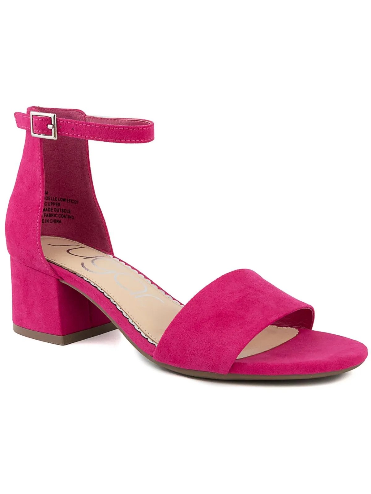 Noelle Womens Ankle Strap Heel Sandals