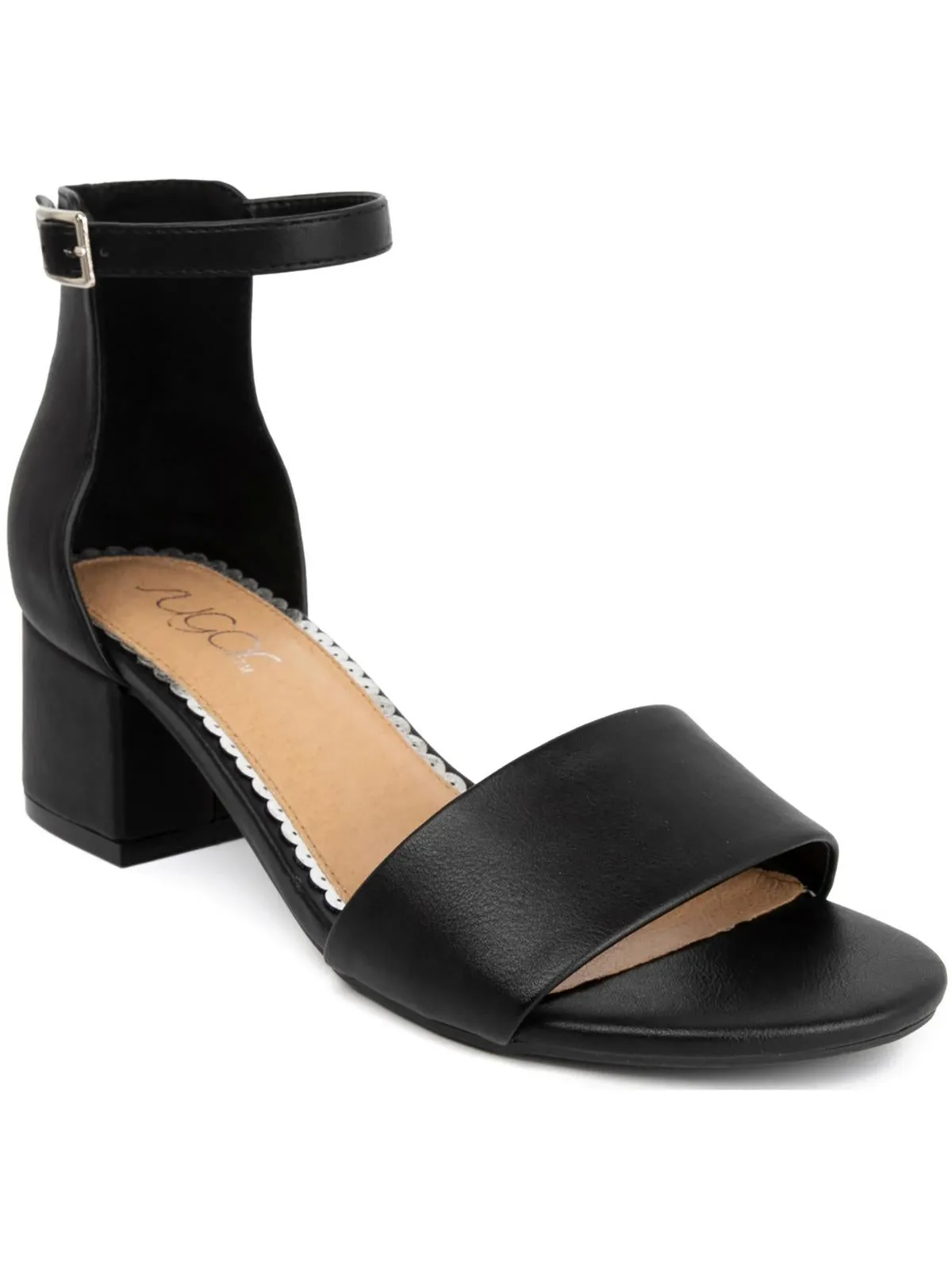 Noelle Womens Ankle Strap Heel Sandals