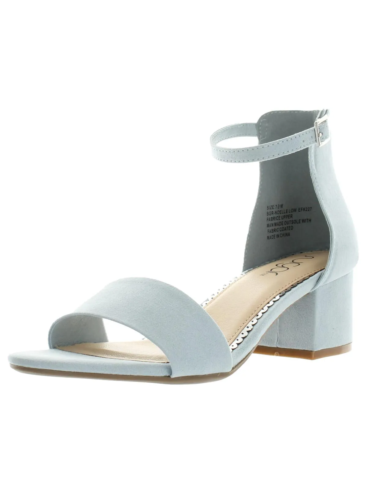 Noelle Womens Ankle Strap Heel Sandals