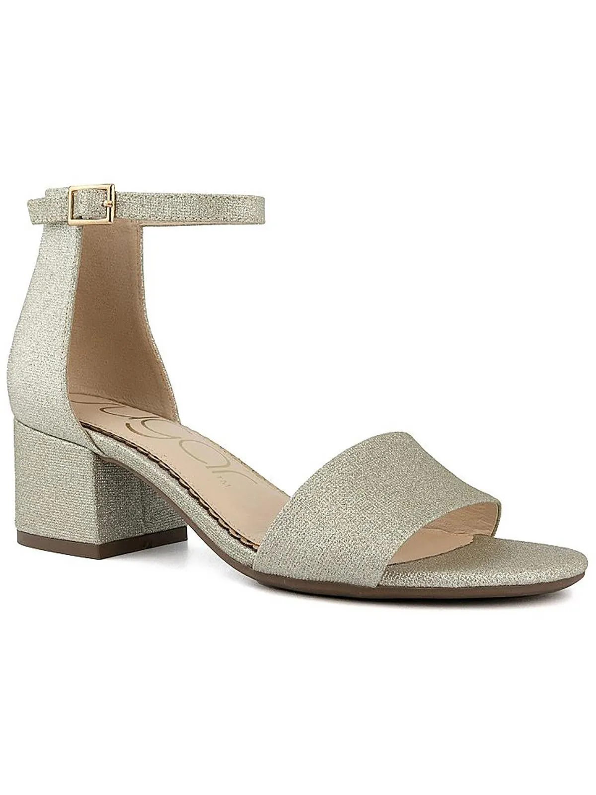 Noelle Womens Ankle Strap Heel Sandals