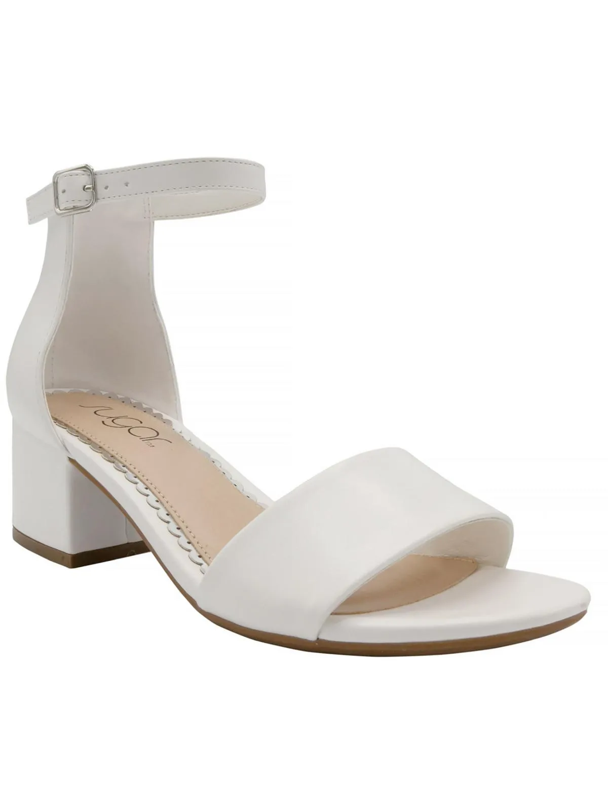 Noelle Womens Ankle Strap Heel Sandals
