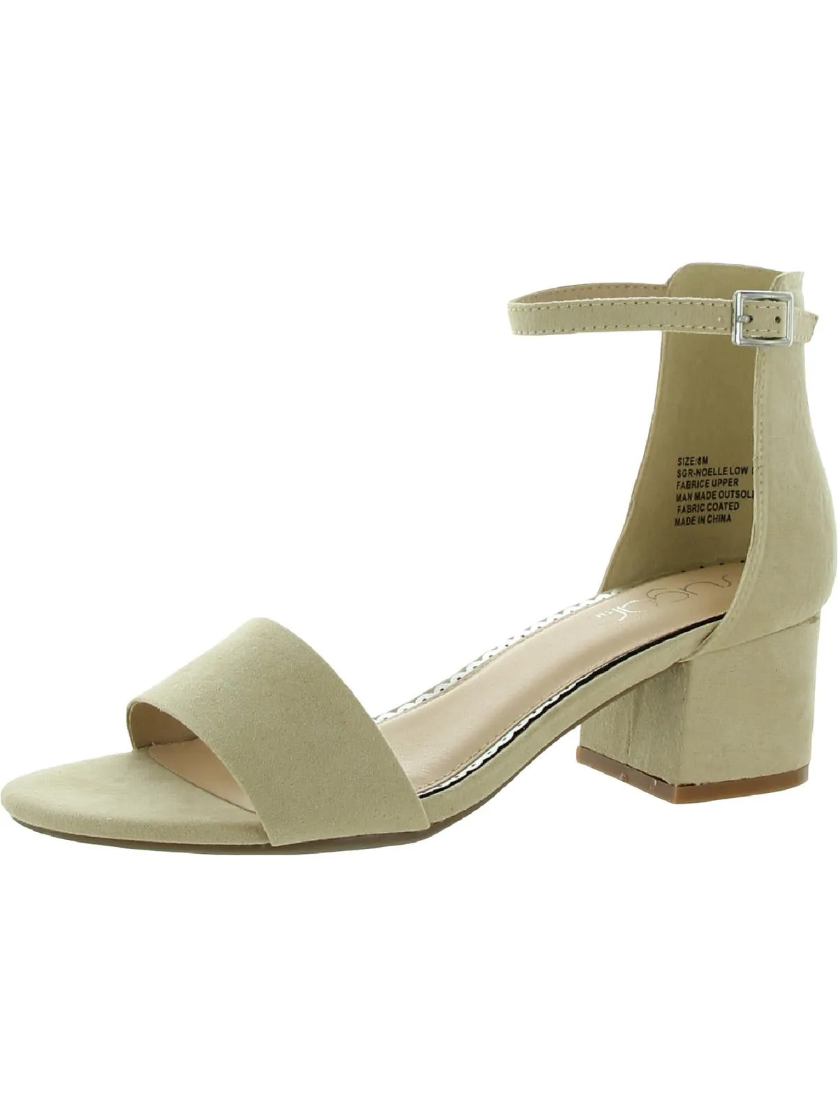 Noelle Womens Ankle Strap Heel Sandals
