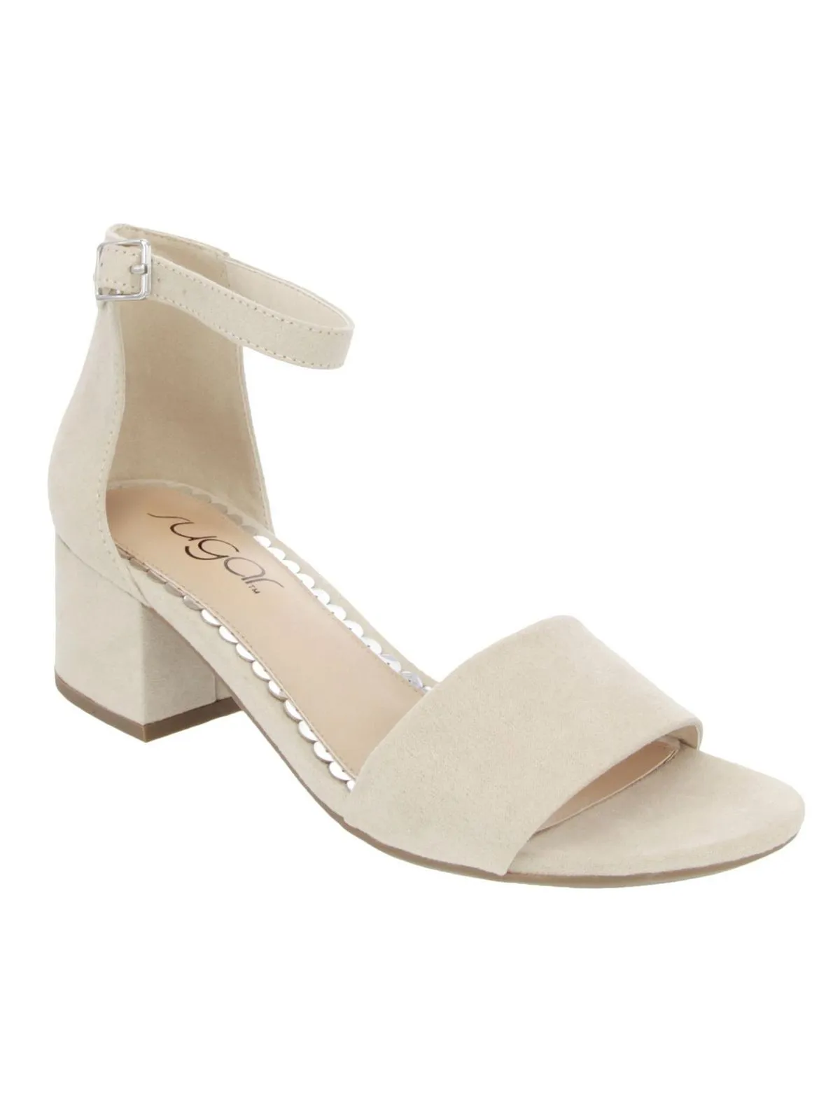 Noelle Womens Ankle Strap Heel Sandals