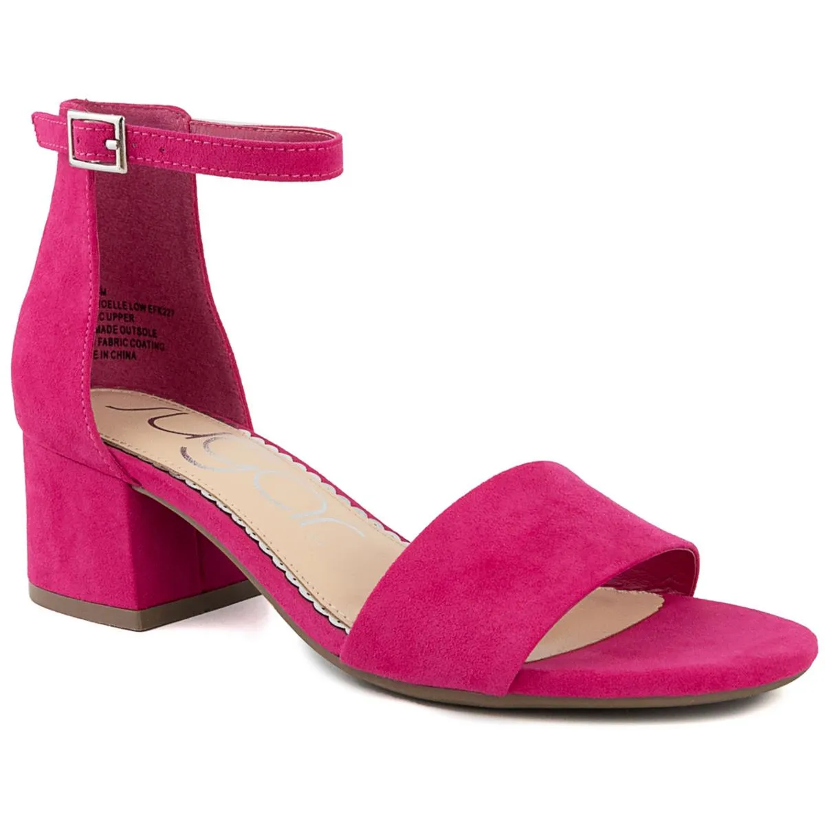 Noelle Womens Ankle Strap Heel Sandals