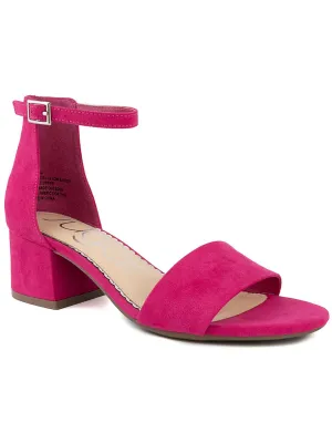 Noelle Womens Ankle Strap Heel Sandals
