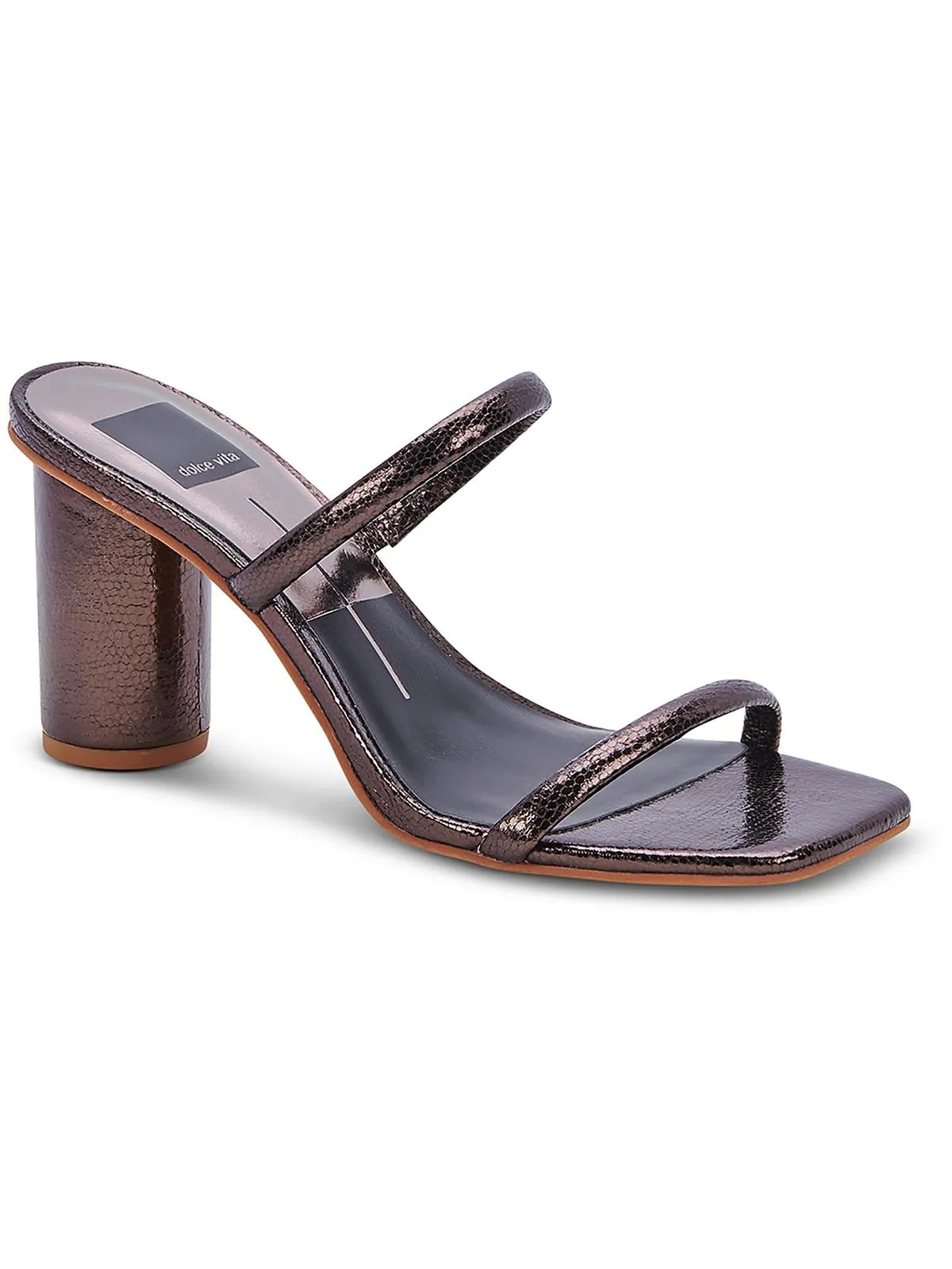Noles Womens Leather 2 Strap Dress Sandals