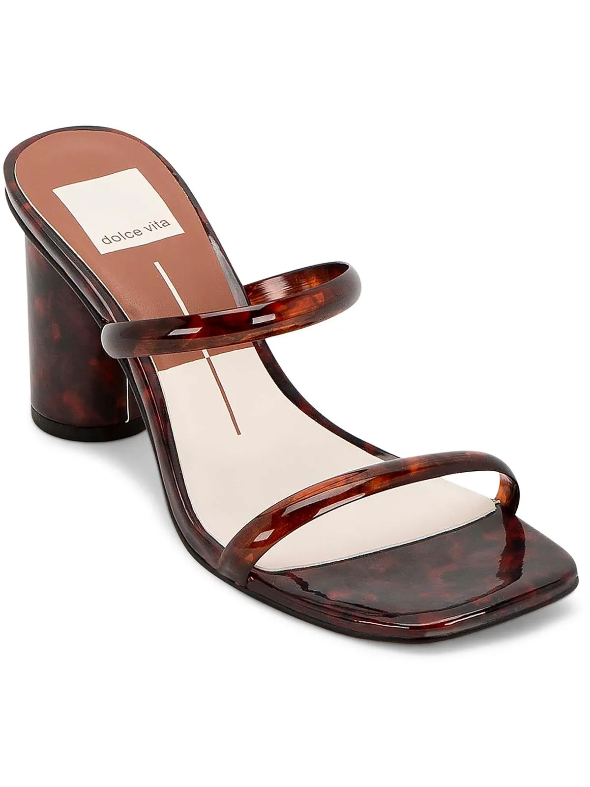 Noles Womens Leather 2 Strap Dress Sandals