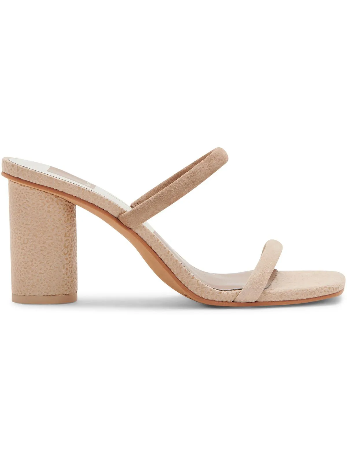 Noles Womens Leather 2 Strap Dress Sandals