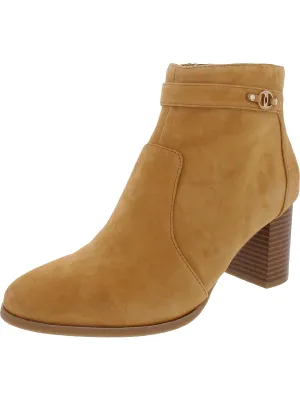 Palomaa Womens Leather Heel Ankle Boots