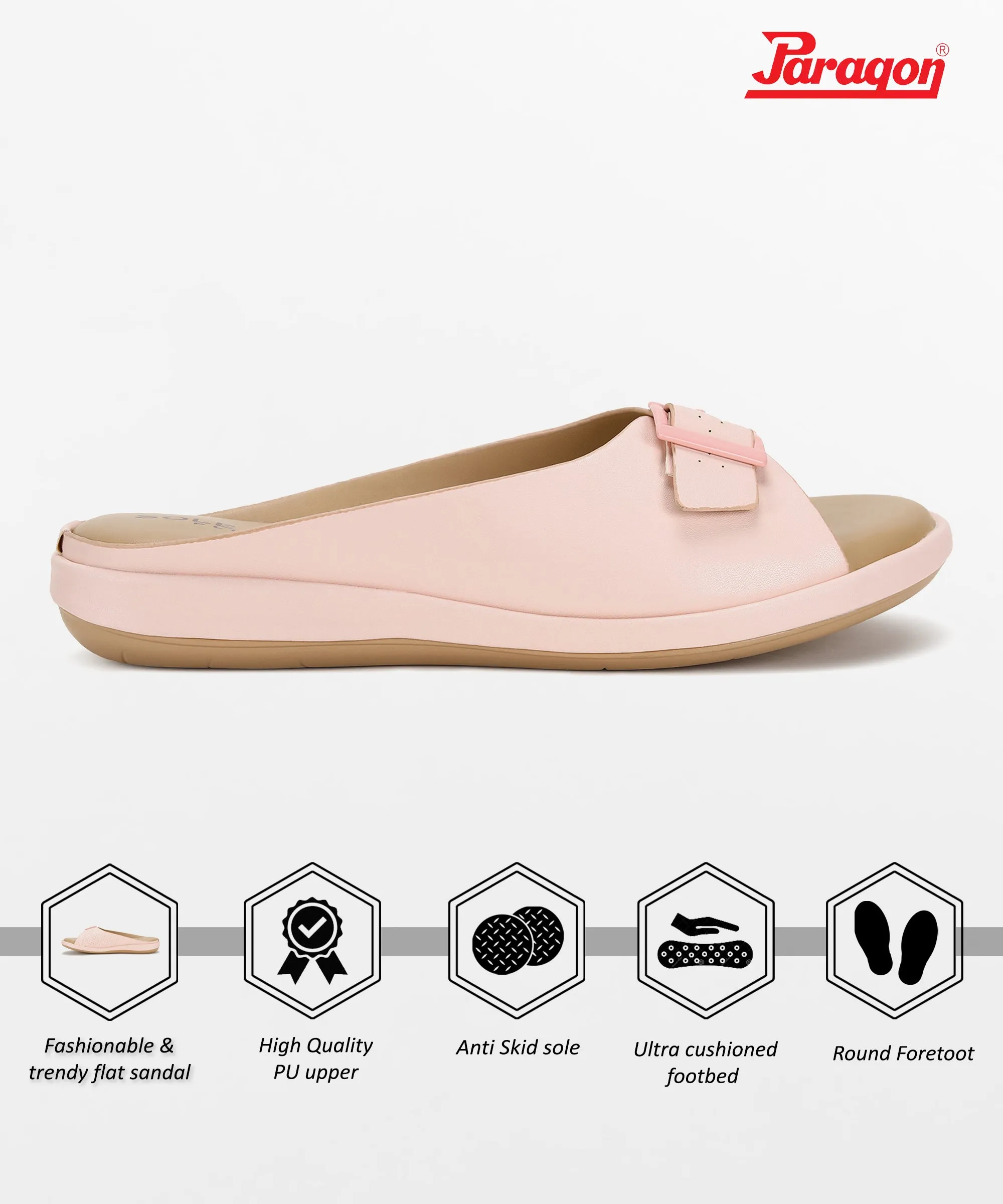 Paragon RK6027L Women Sandals | Casual & Formal Sandals | Stylish, Comfortable & Durable | For Daily & Occasion Wear