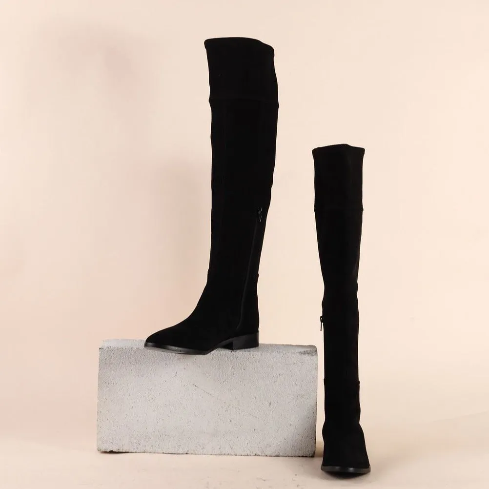 Pisa - Black Suede