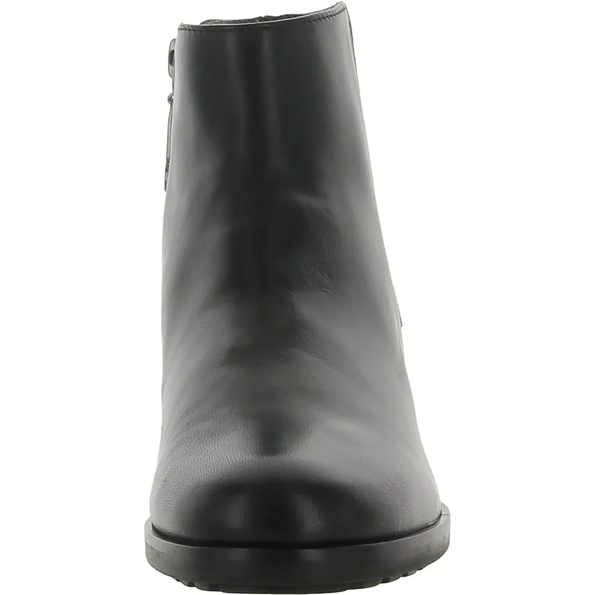 Prince St Womens Leather Round Toe Ankle Boots