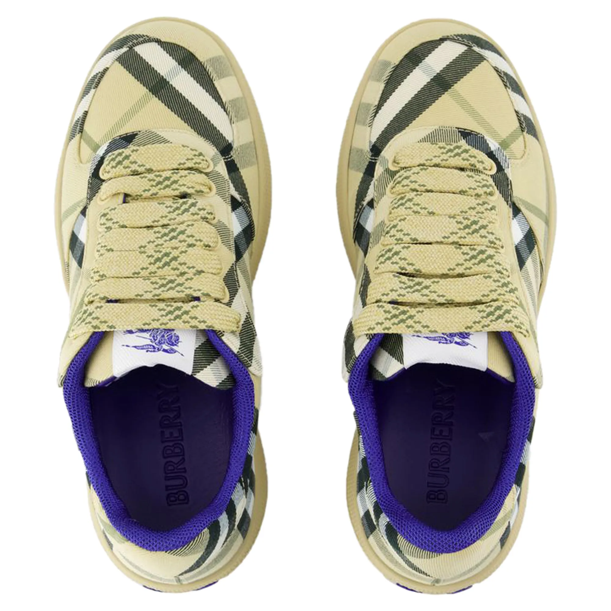 Terrace Sneakers - Burberry - Synthetic - Beige