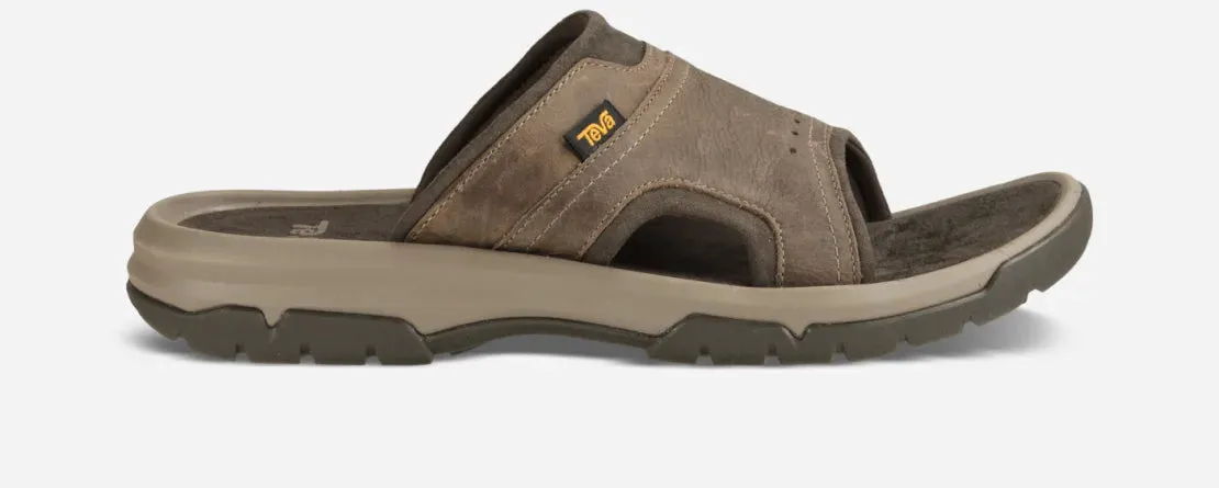 TEVA MEN'S LANGDON SLIDE - WALNUT