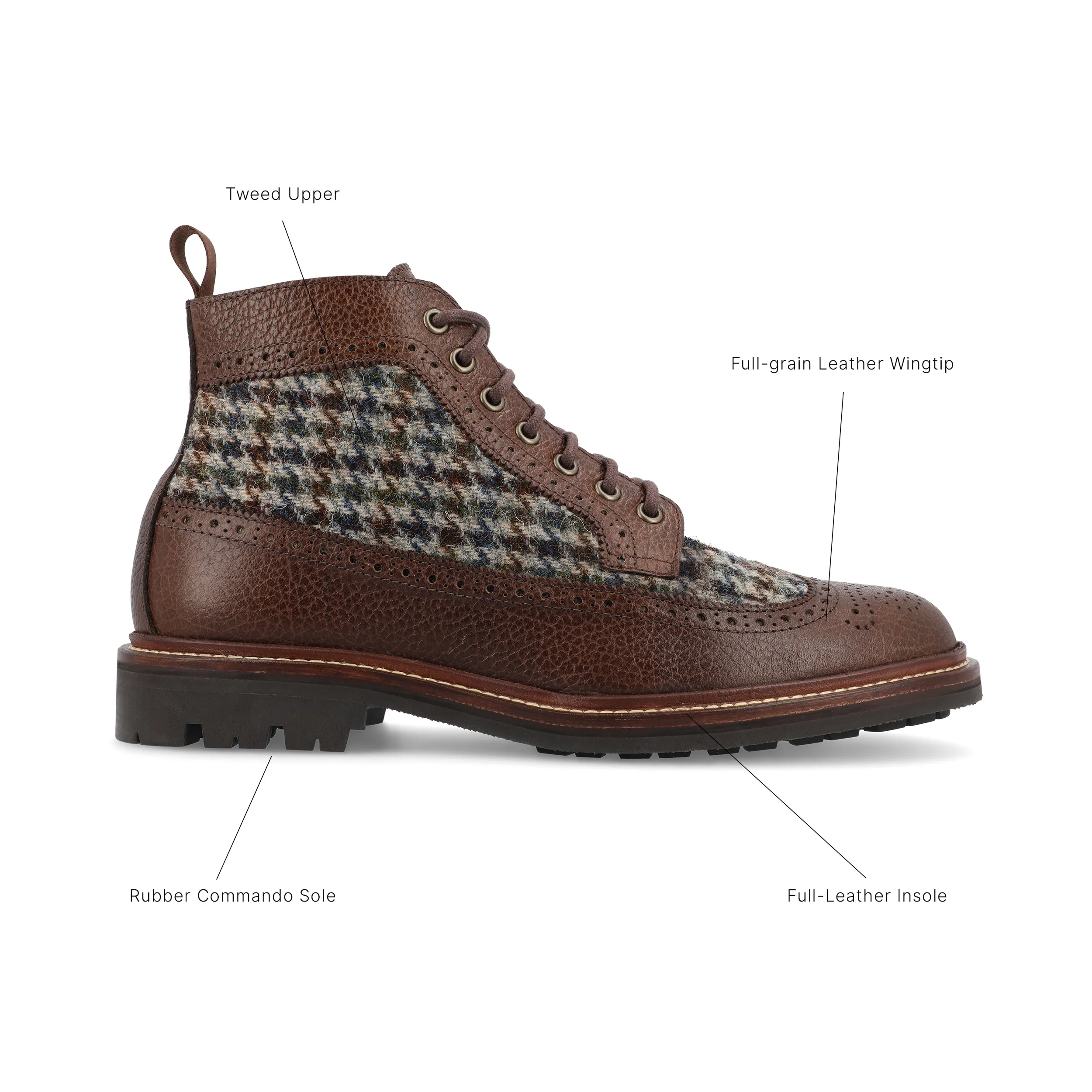 The Boston Boot in Chocolate