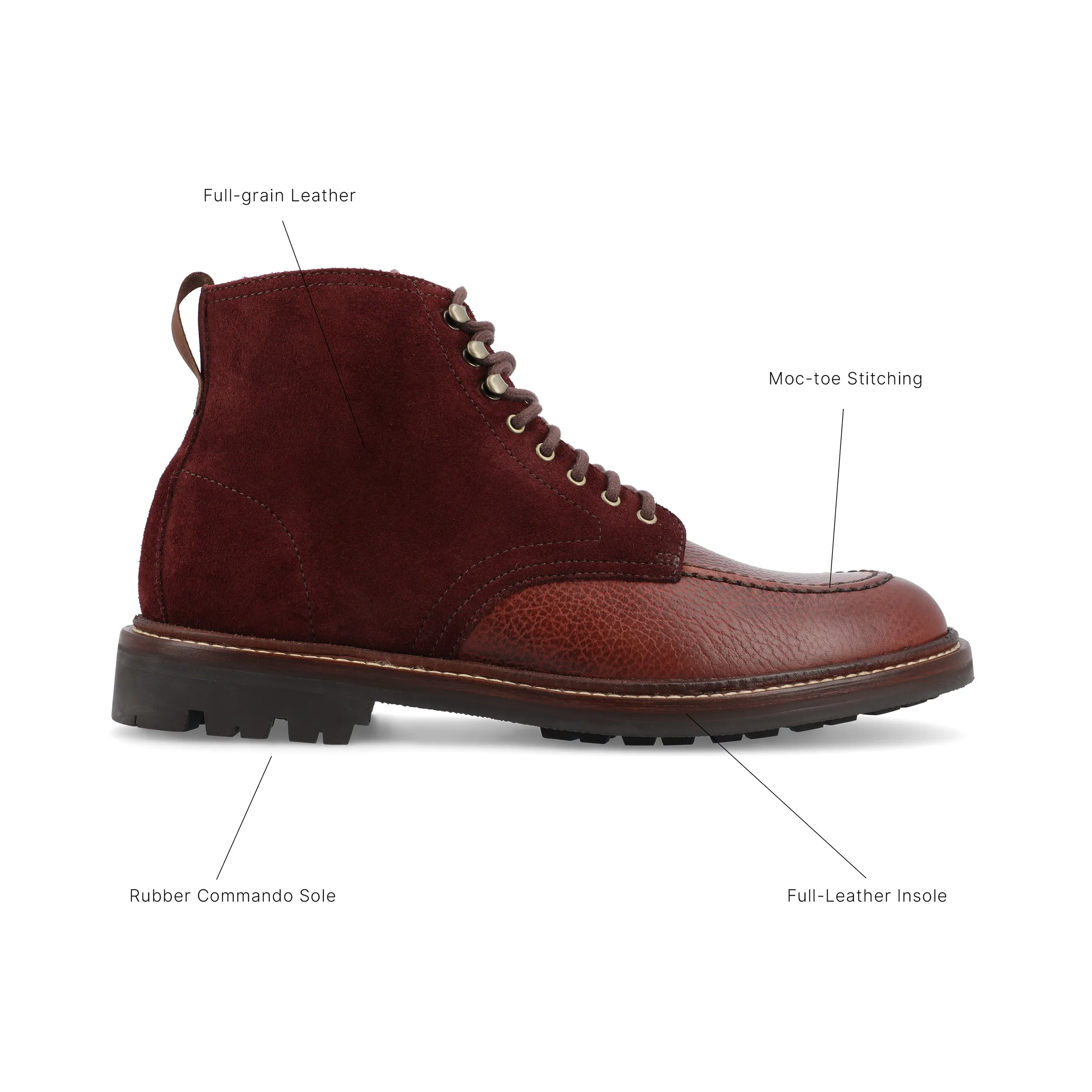 The Darcey Boot in Chili