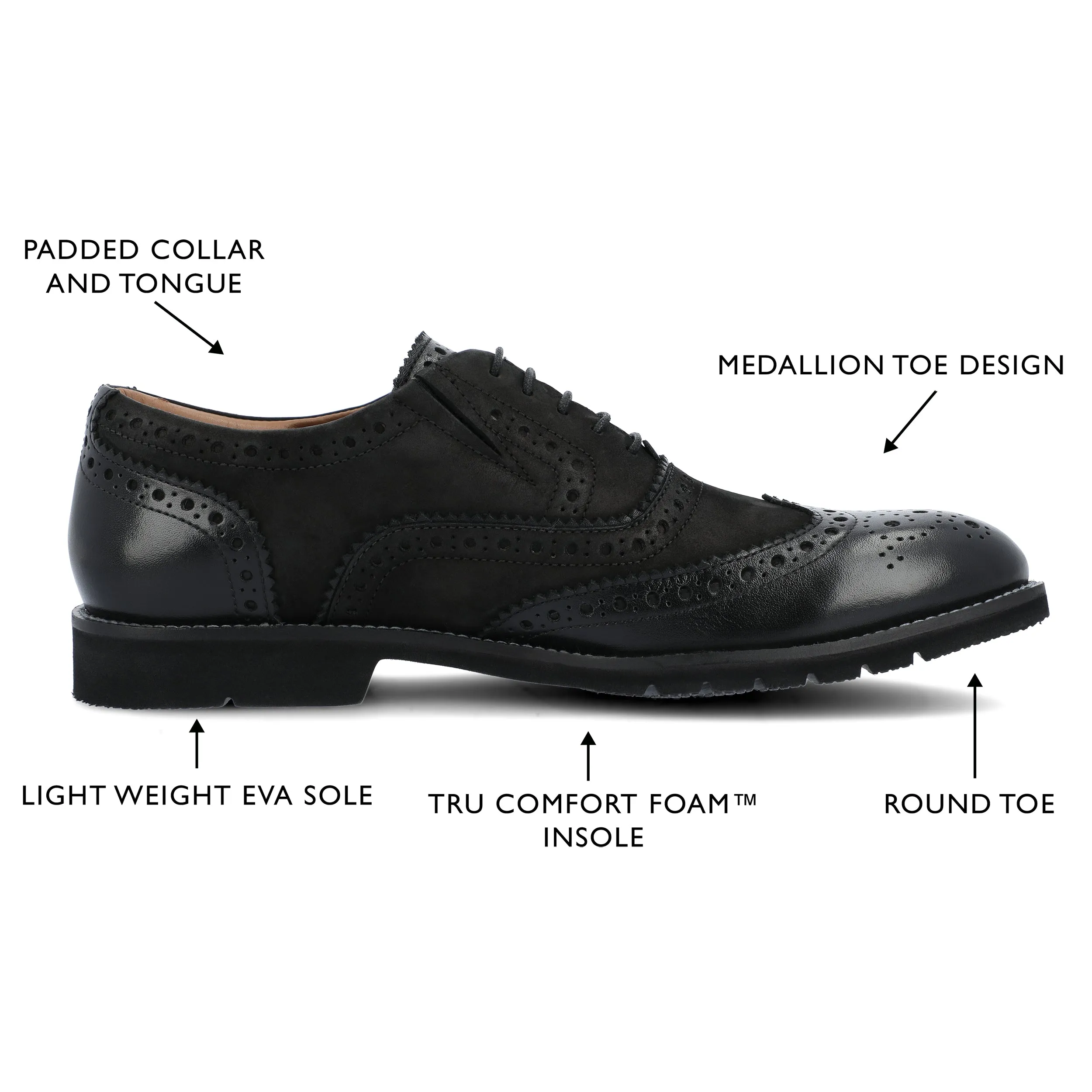 Thomas & Vine Covington Brogue Oxford