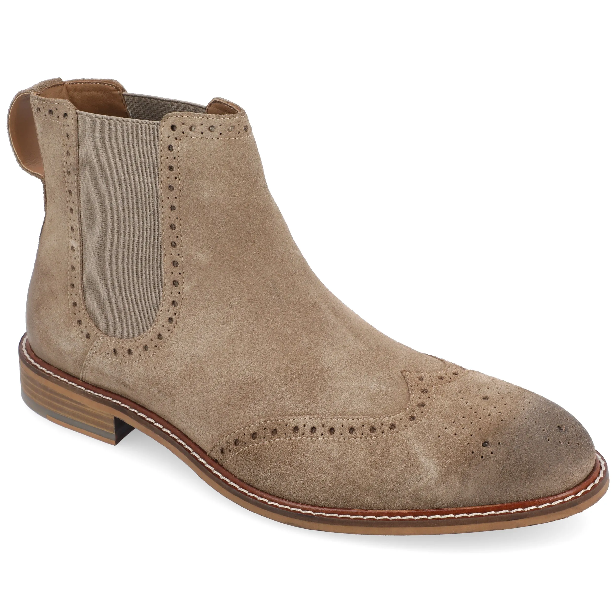 Thomas & Vine Watson Wide Width Wingtip Chelsea Boot
