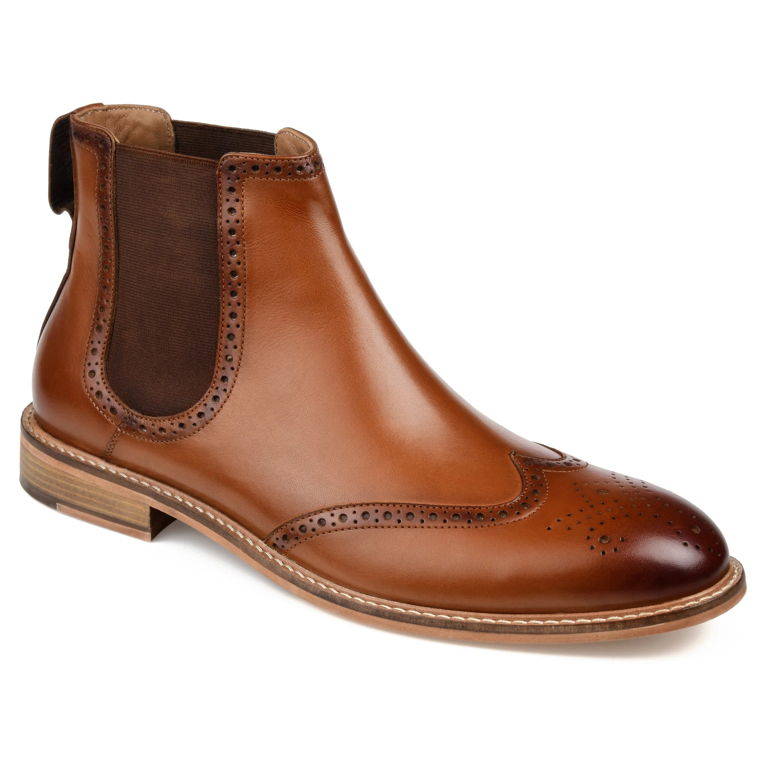 Thomas & Vine Watson Wide Width Wingtip Chelsea Boot
