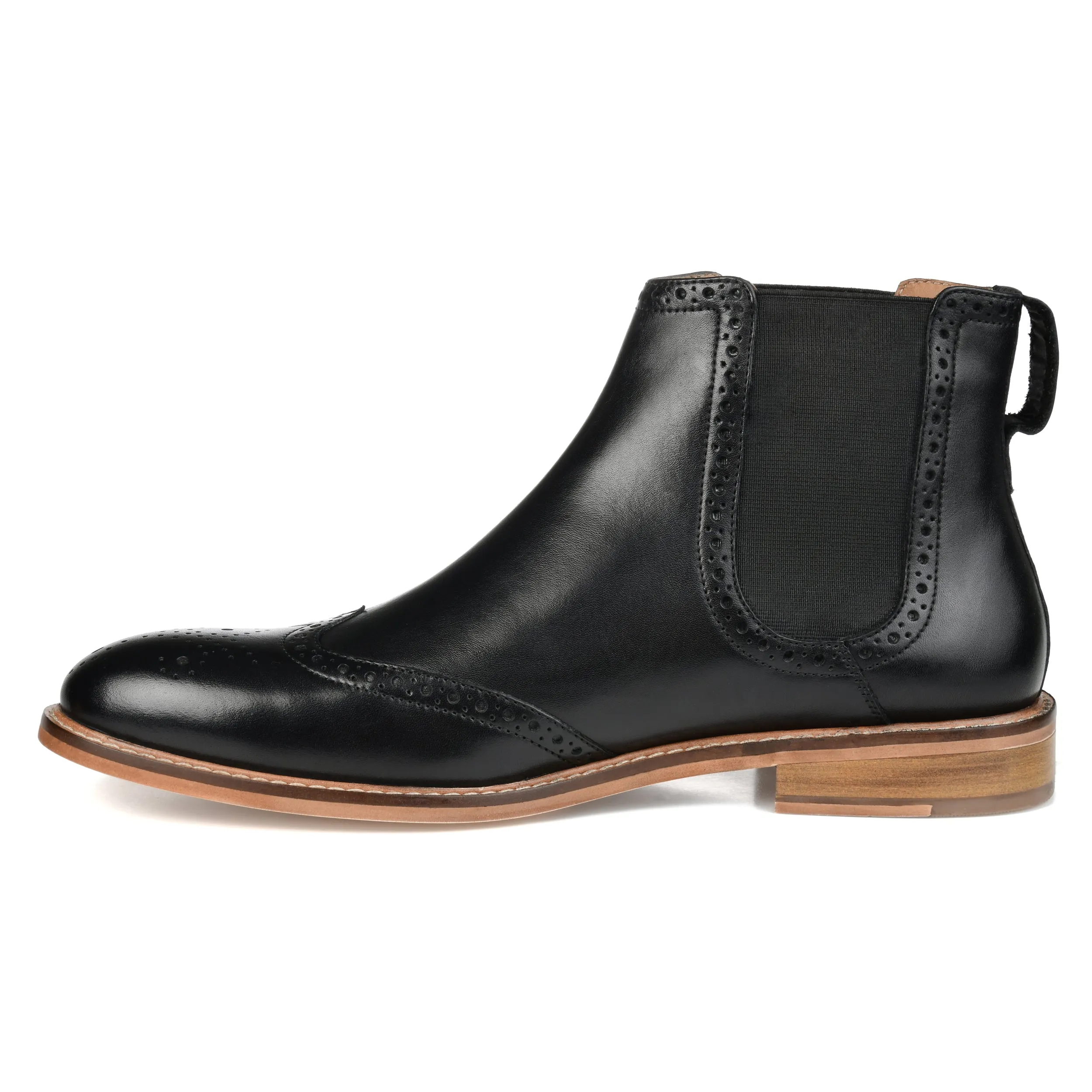 Thomas & Vine Watson Wide Width Wingtip Chelsea Boot