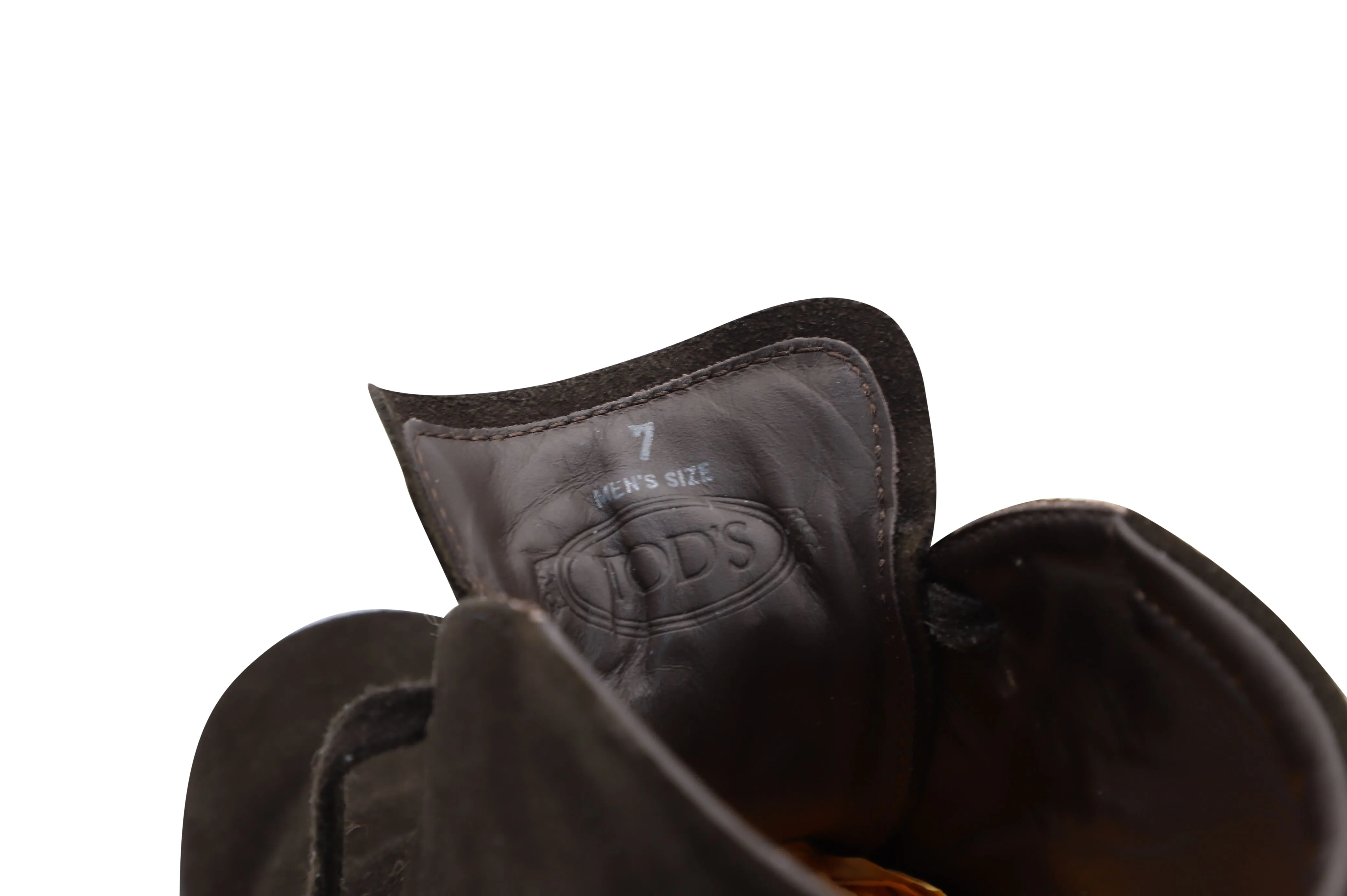 Tod's Winter Gommino Lace-up Ankle Boots in Dark Brown Suede