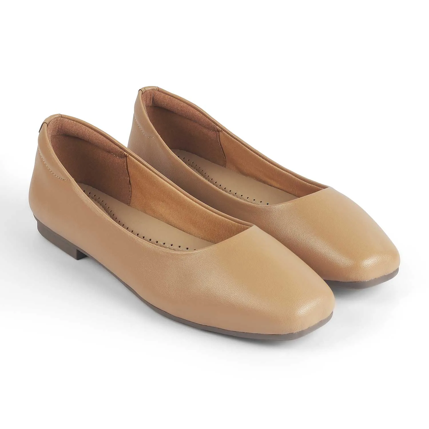 Tresmode Kiesta Beige Women's Casual Ballerinas