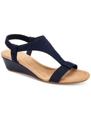 Vacanzaa Womens Faux Suede Wedge Sandals