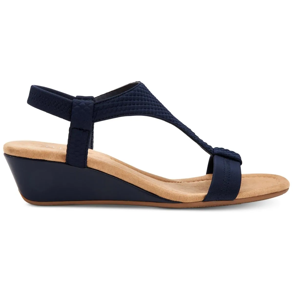 Vacanzaa Womens Faux Suede Wedge Sandals