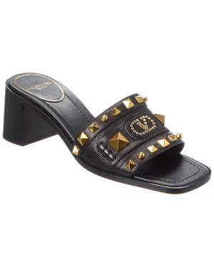 Valentino VLogo Signature 60 Grainy Leather Sandal