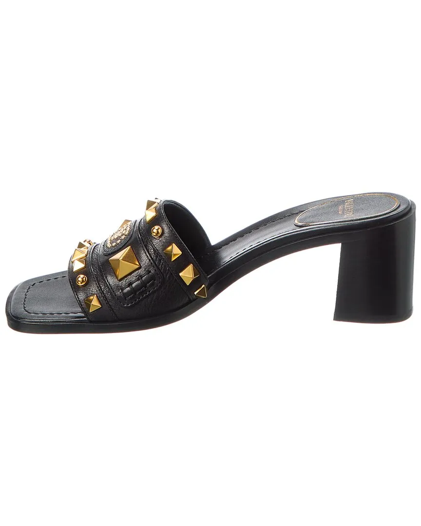 Valentino VLogo Signature 60 Grainy Leather Sandal