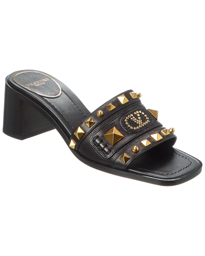 Valentino VLogo Signature 60 Grainy Leather Sandal