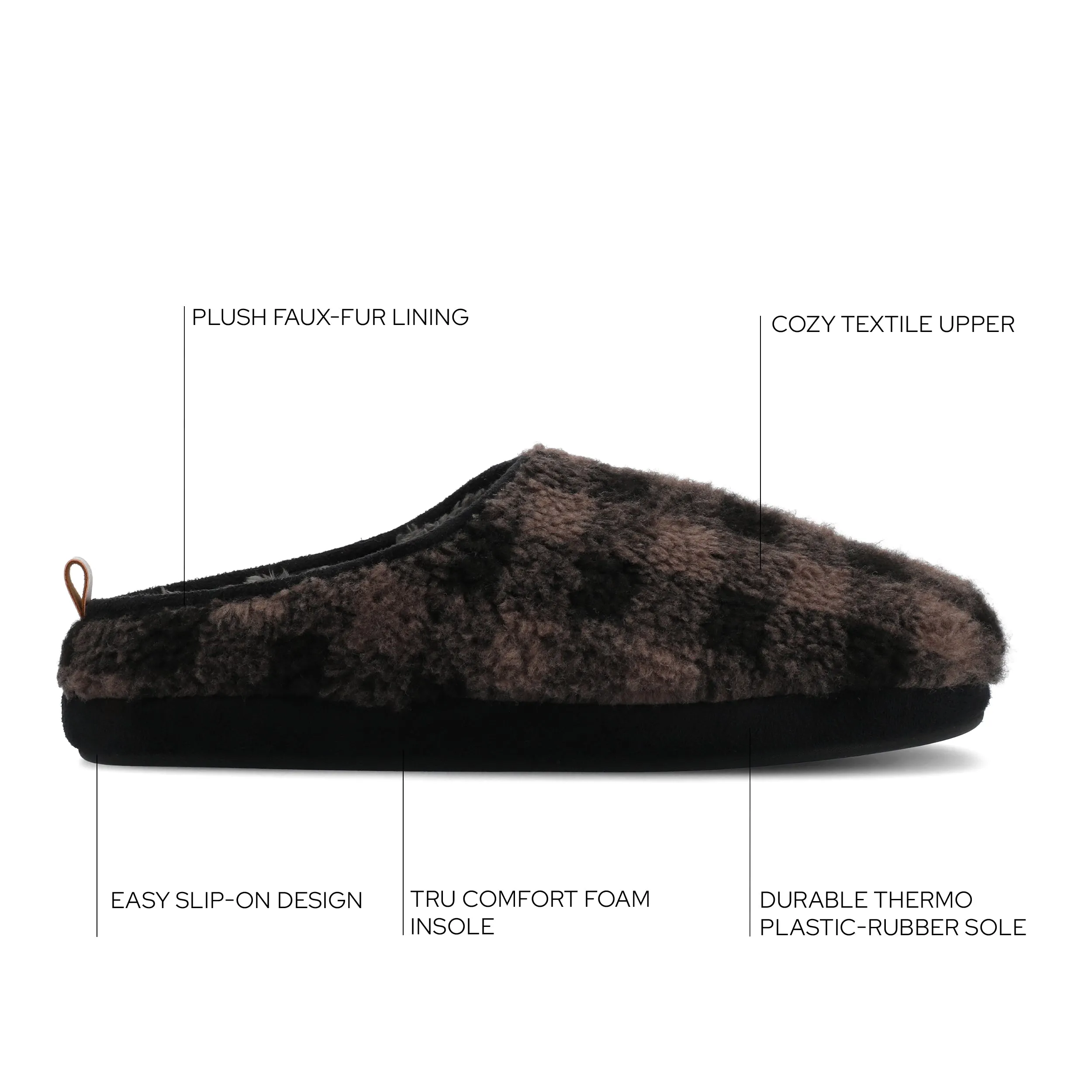 Vance Mens Roland Slide Slipper