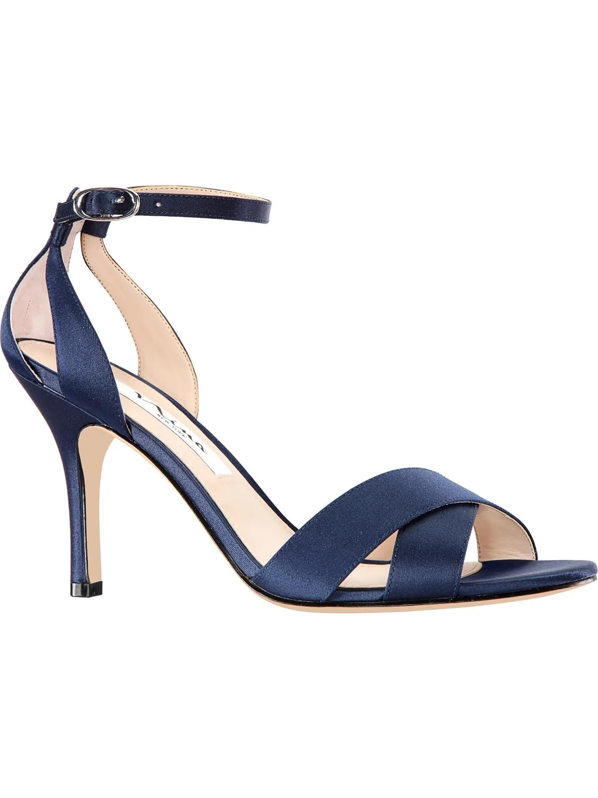 Venus Womens Glitter Ankle Strap Heel Sandals