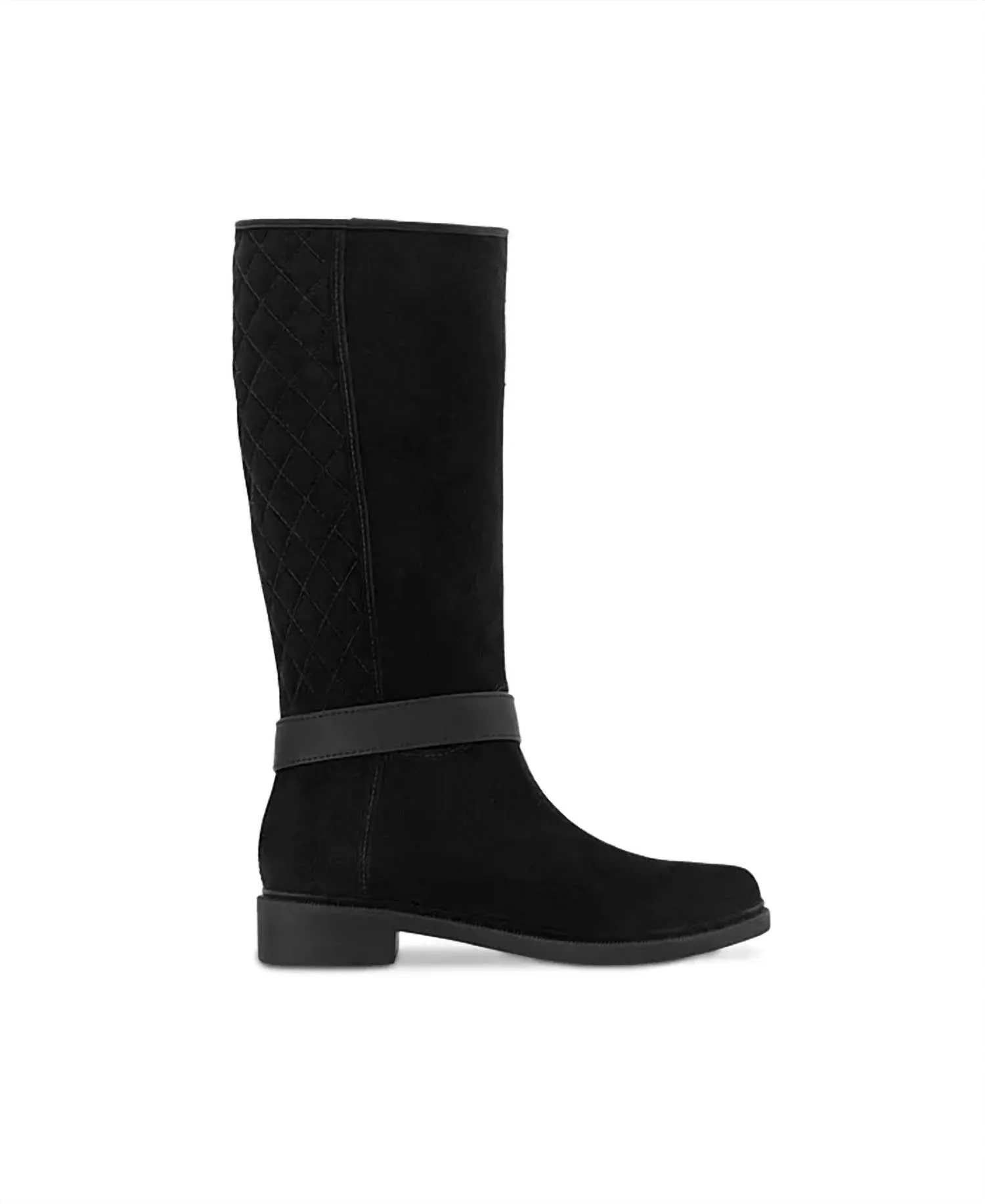 Waterproof Tall Riding Boots In Black