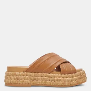 Weslee Sandals Tan Leather