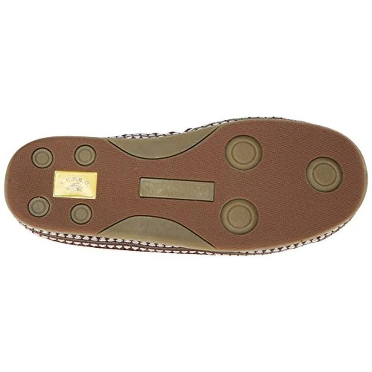 Wherever Mens Faux Suede Knit Trim Mule Slippers