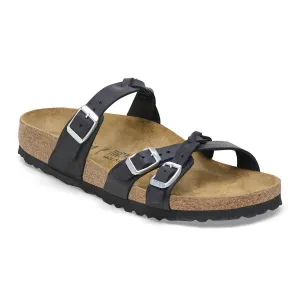 Women Franca Braided Sandal In Black