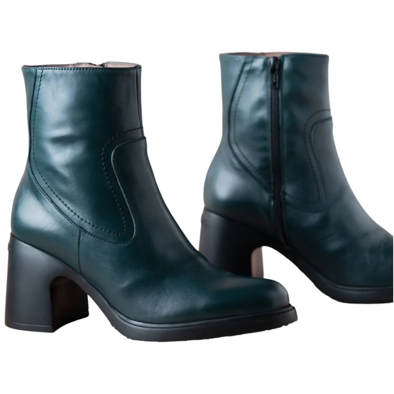 Women's Ankle Boots In Bora Irati Green