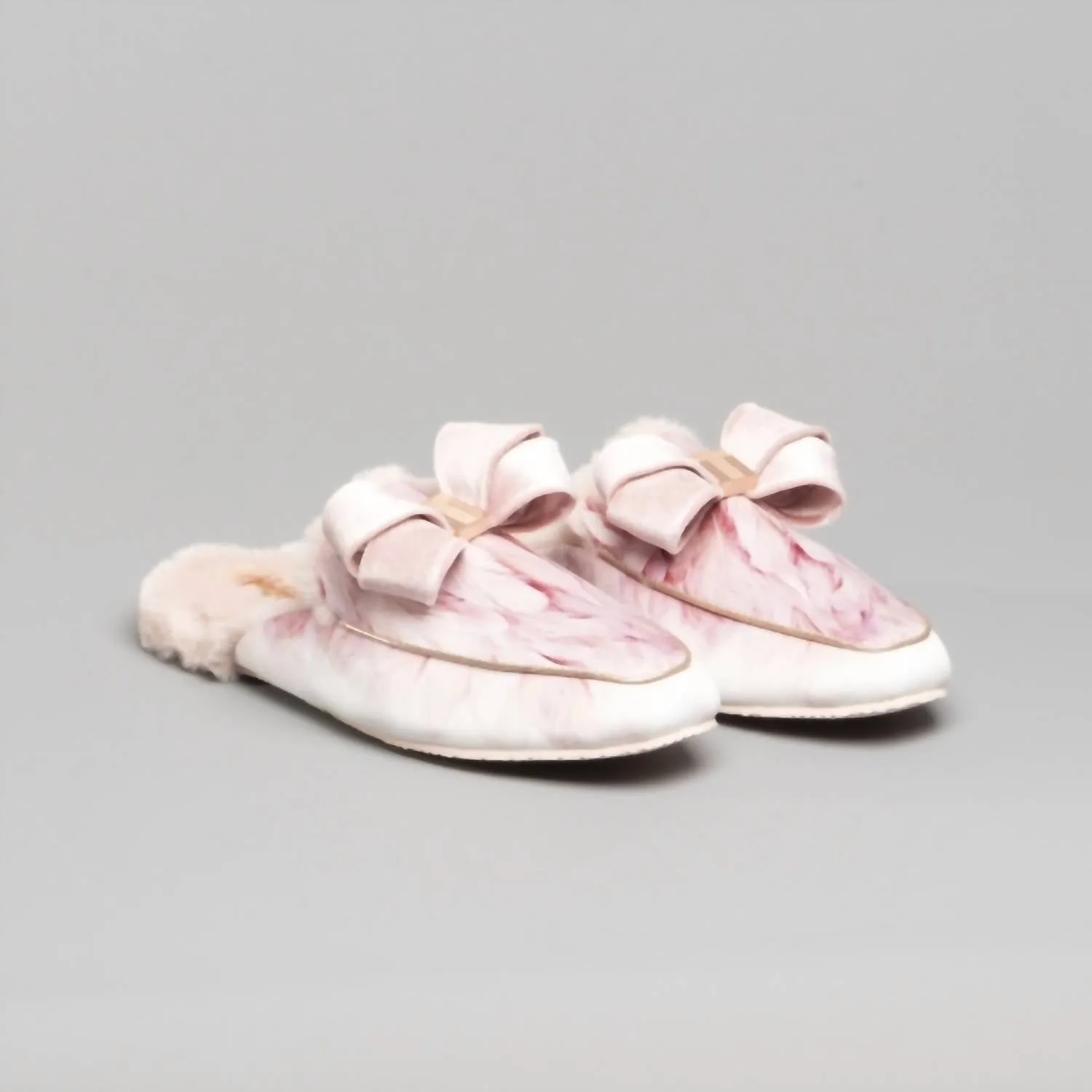 Women's Bhaybe Satin Moccasin Slippers In Pink