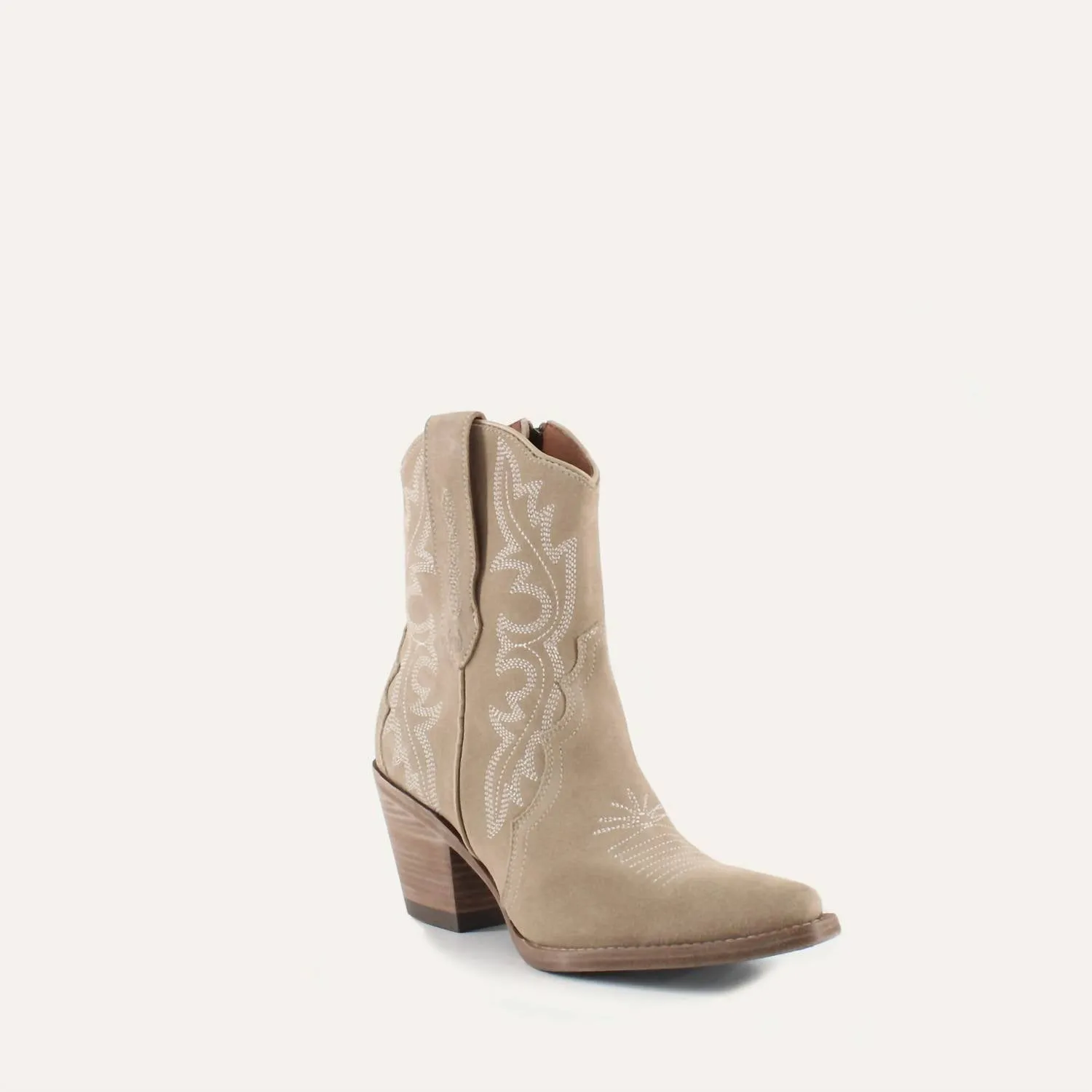 Women's Brooke Leather Cowgirl Boots In Beige