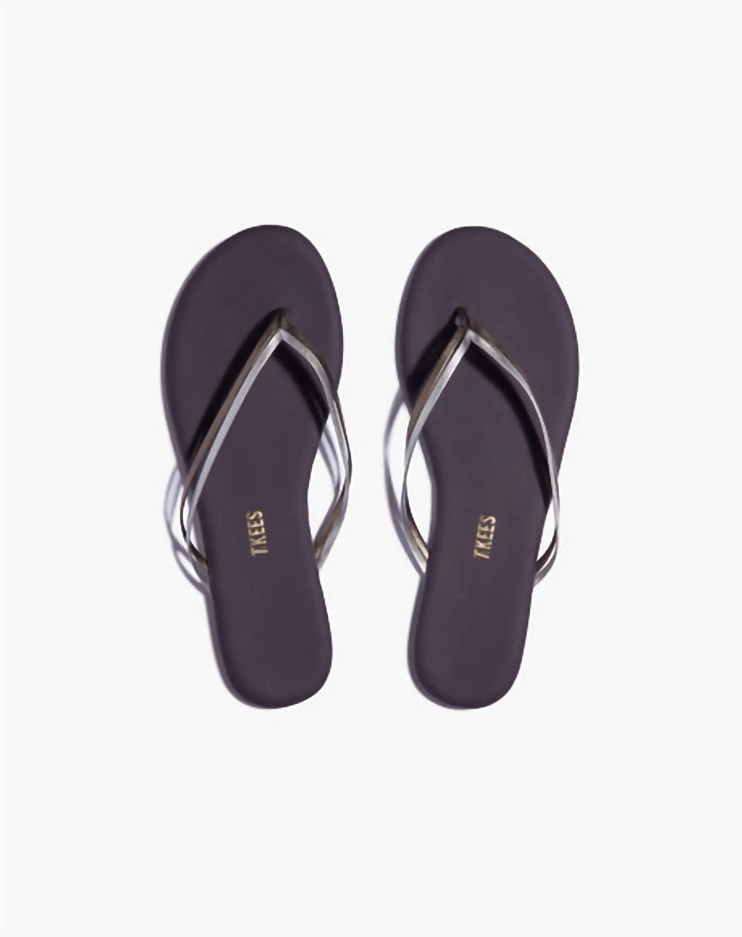 Women's Duo Flip Flops In Silver Shower