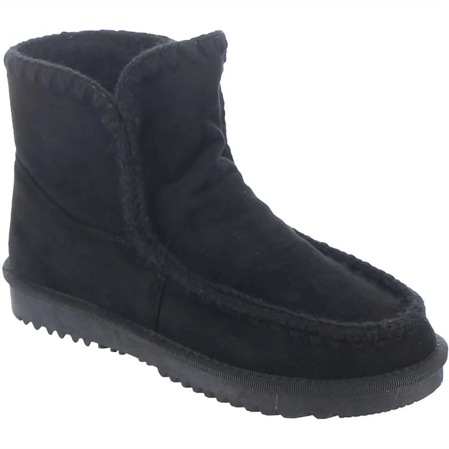 Women's Fur Lined Marvi Bootie In Black