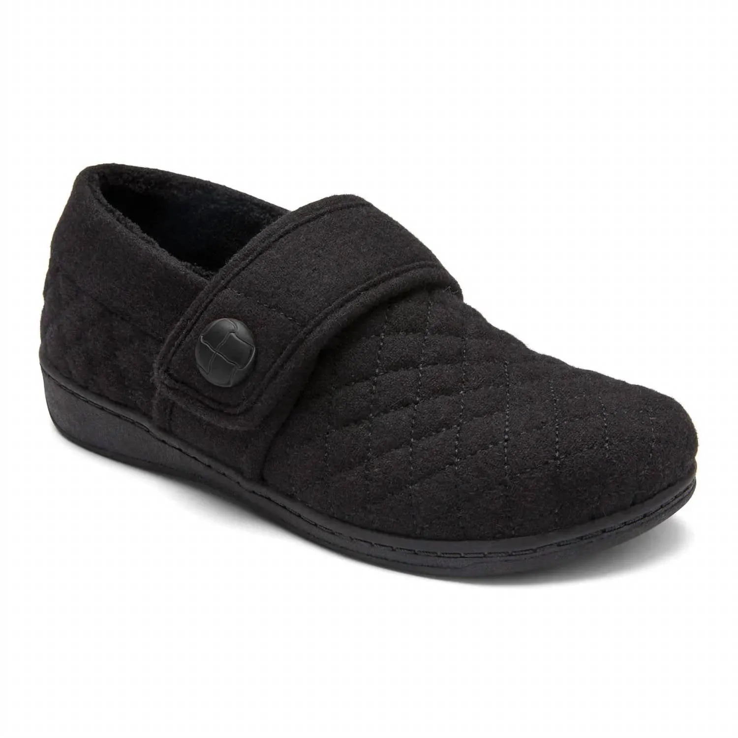 Women's Jackie Flannel Slipper In Black