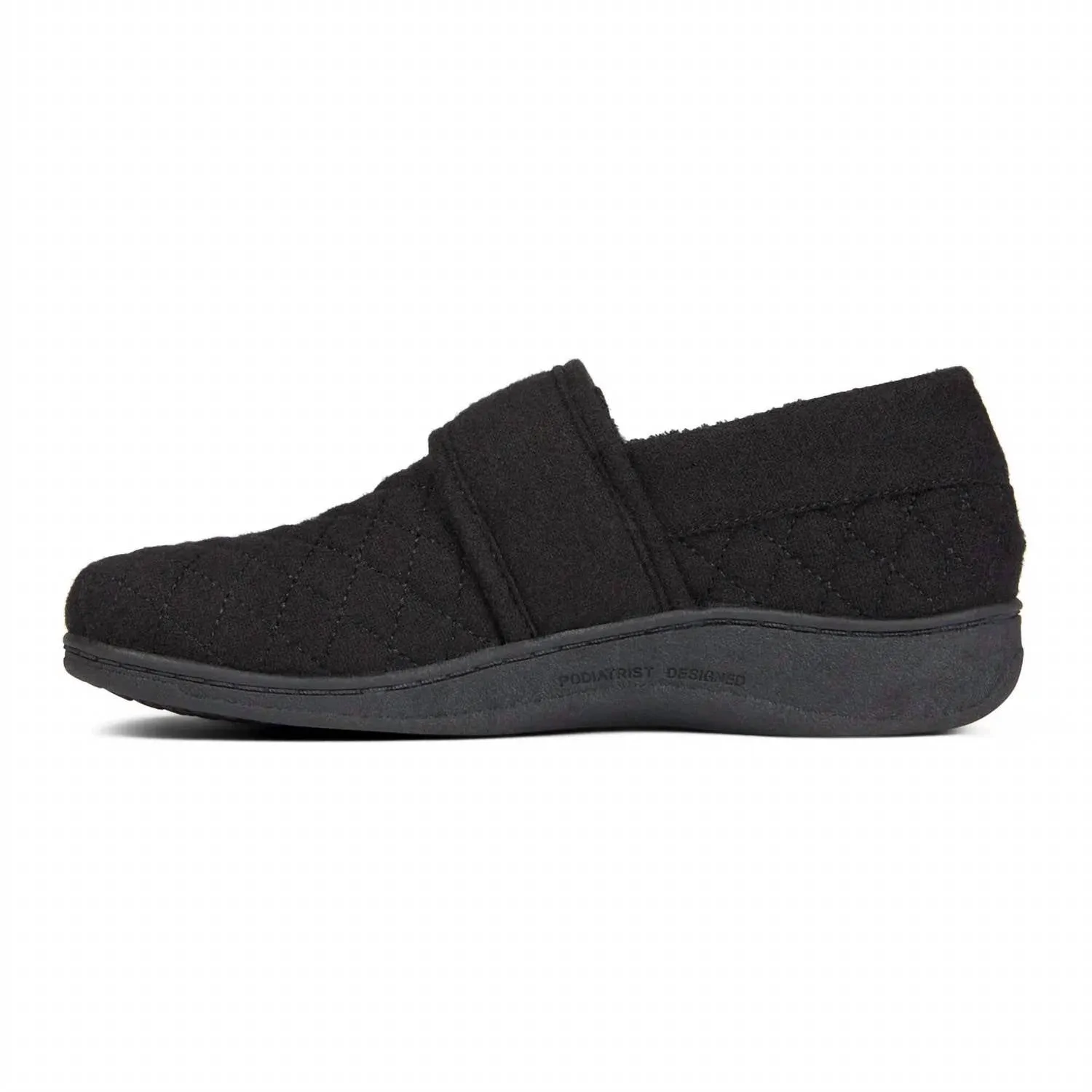 Women's Jackie Flannel Slipper In Black