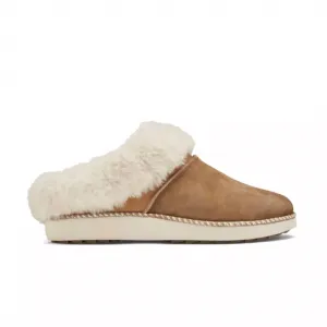 Women's Ku'i Mule Slippers In Tan/bone