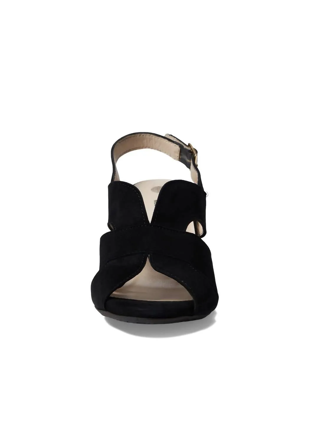 Women's Lark Heel In Black Suede