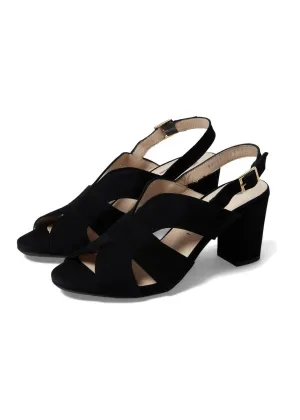 Women's Lark Heel In Black Suede