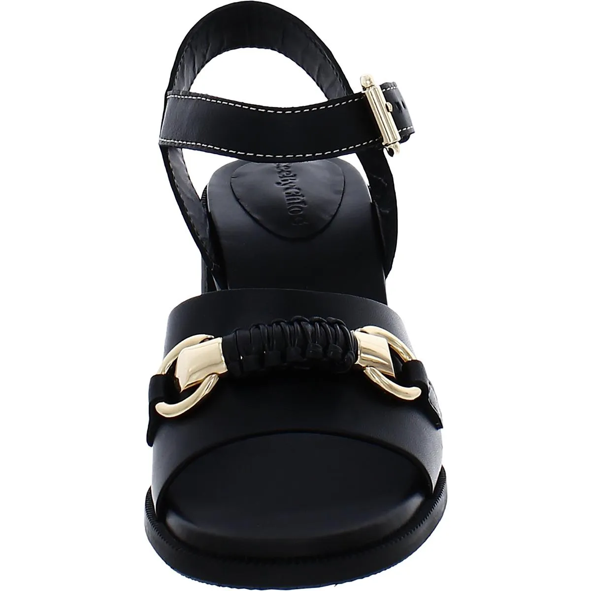 Womens Leather Slingback Heels